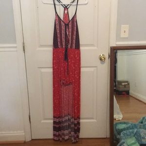 Red white and blue romper